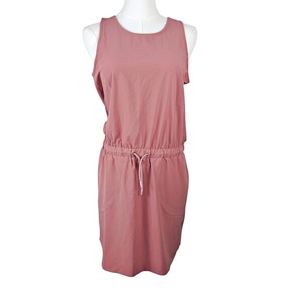 Athleta Girl All For One Dress Sleeveless XXL 16 NWT Tie Waist Pockets Racerback - Picture 3 of 12